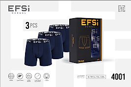 TRUNK BOXER 3 LÜ KUTU 4001 LACİVERT