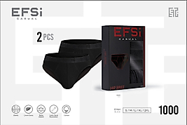 HIP BRIEF SLİP 2 Lİ KUTU 1000 SİYAH