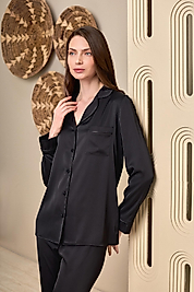 5100 CARAMEL ÖNDEN DÜĞMELİ BİYELİ PİJ.  TK.  SİYAH