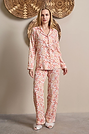 1131 DARİA ÖNDEN DÜĞMELİ DESENLİ PİJ. TK