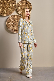 1130 DARİA ÖNDEN DÜĞMELİ DESENLİ PİJ. TK