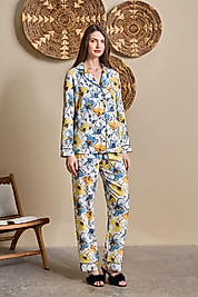 1127 DARİA ÖNDEN DÜĞMELİ DESENLİ PİJ. TK.